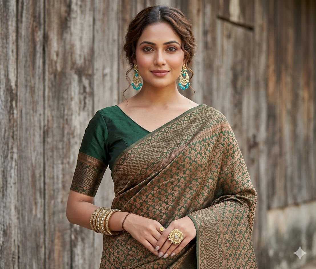 Jacquard Saree