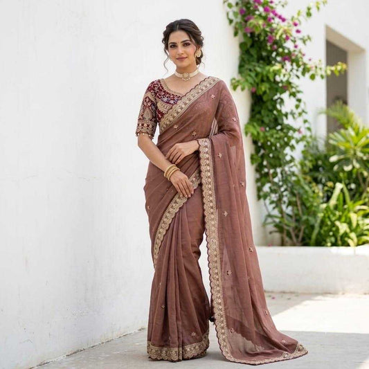 Rangoli Silk Party Wear Saree