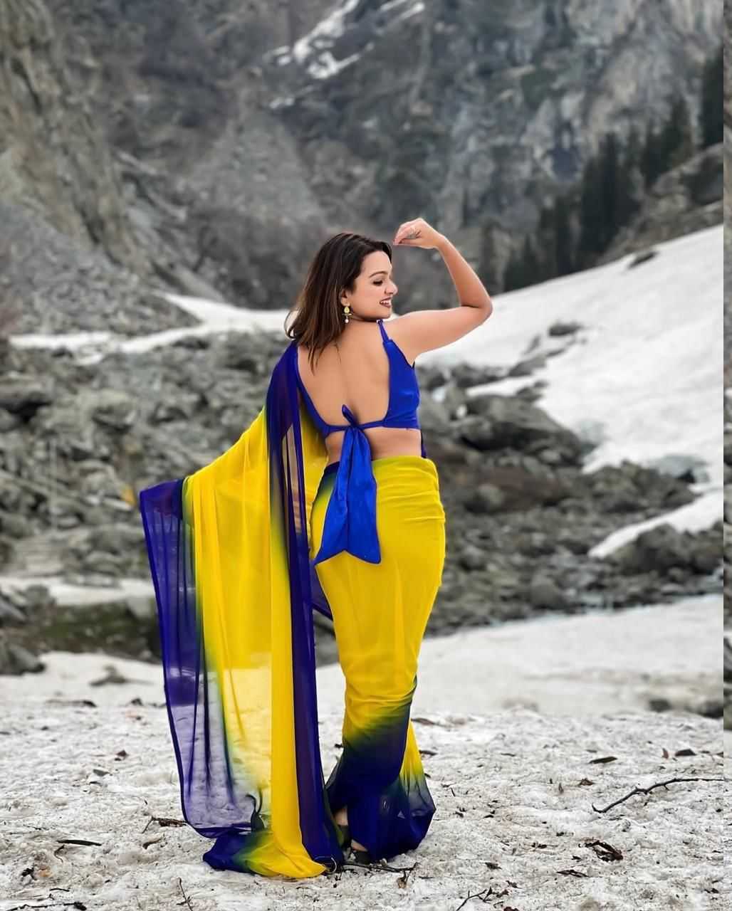 Devika Premium Georgette Designer Saree