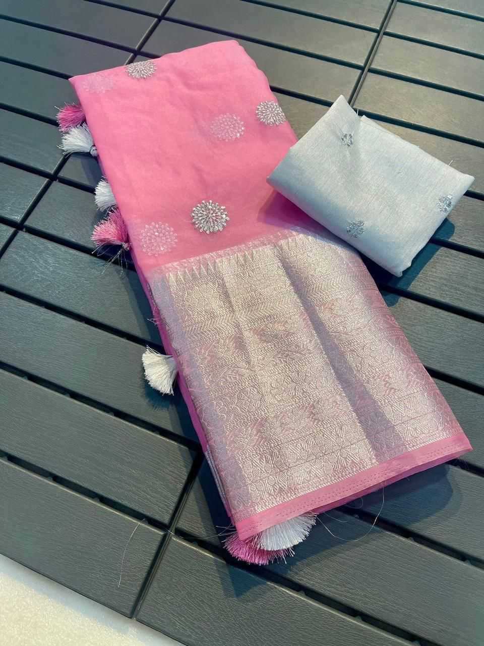 Organza Designer Saree