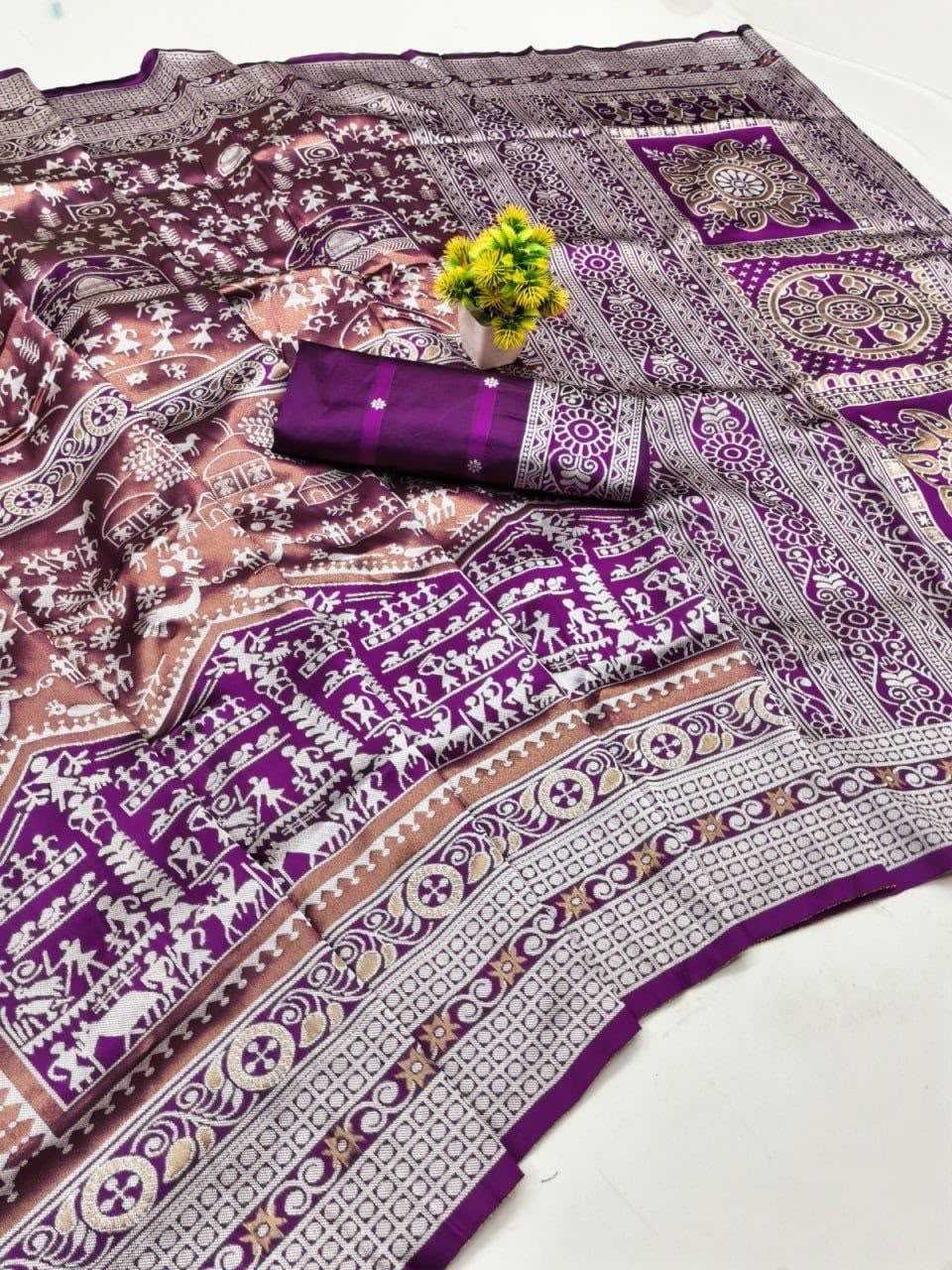 Lichi Silk Designer Saree