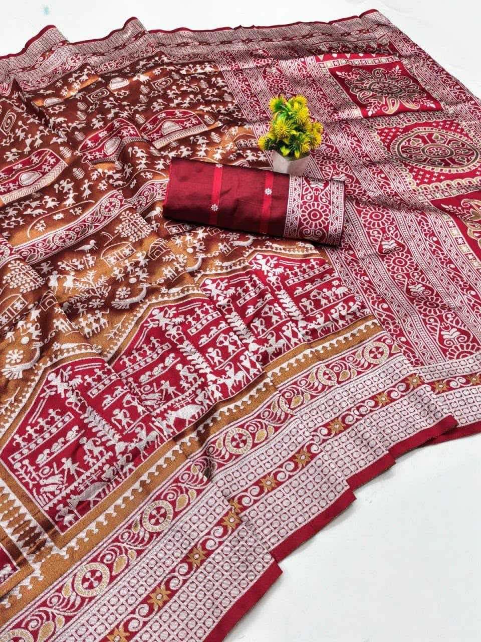 Lichi Silk Designer Saree