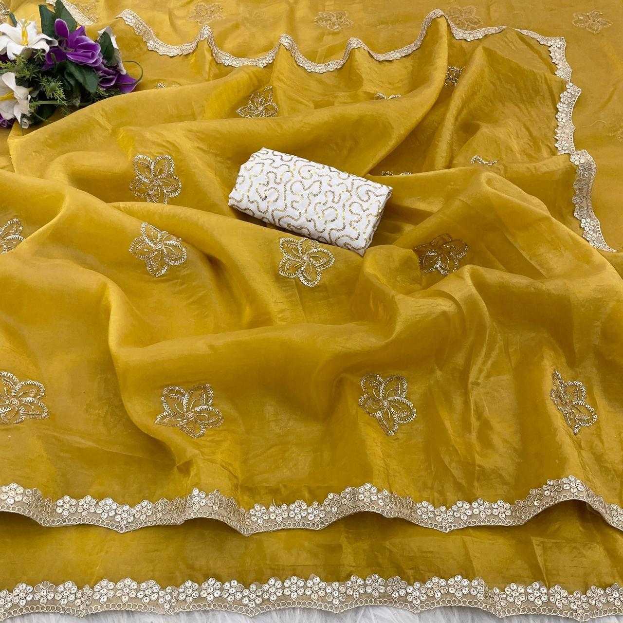 Satin Sequence Saree