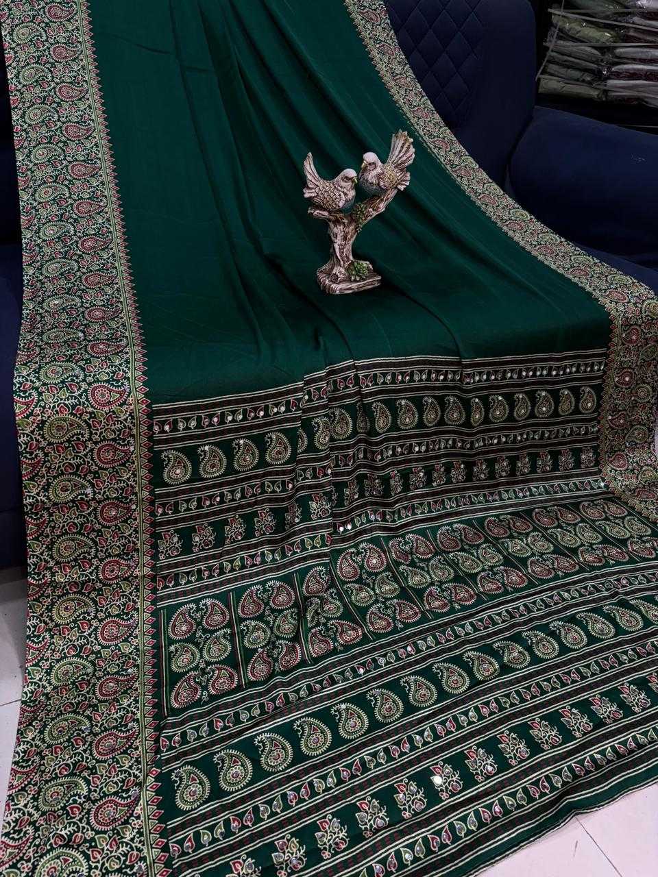 Japan Sartin Ajrakh Saree