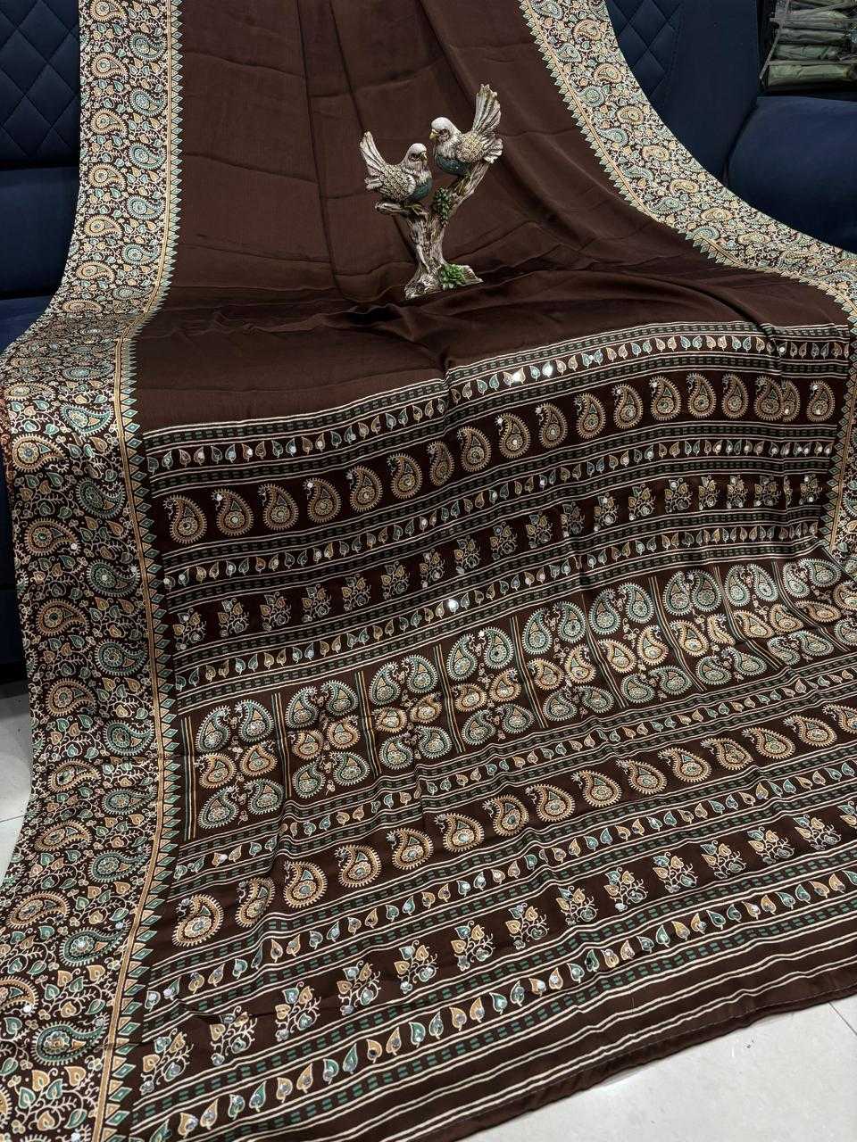 Japan Sartin Ajrakh Saree