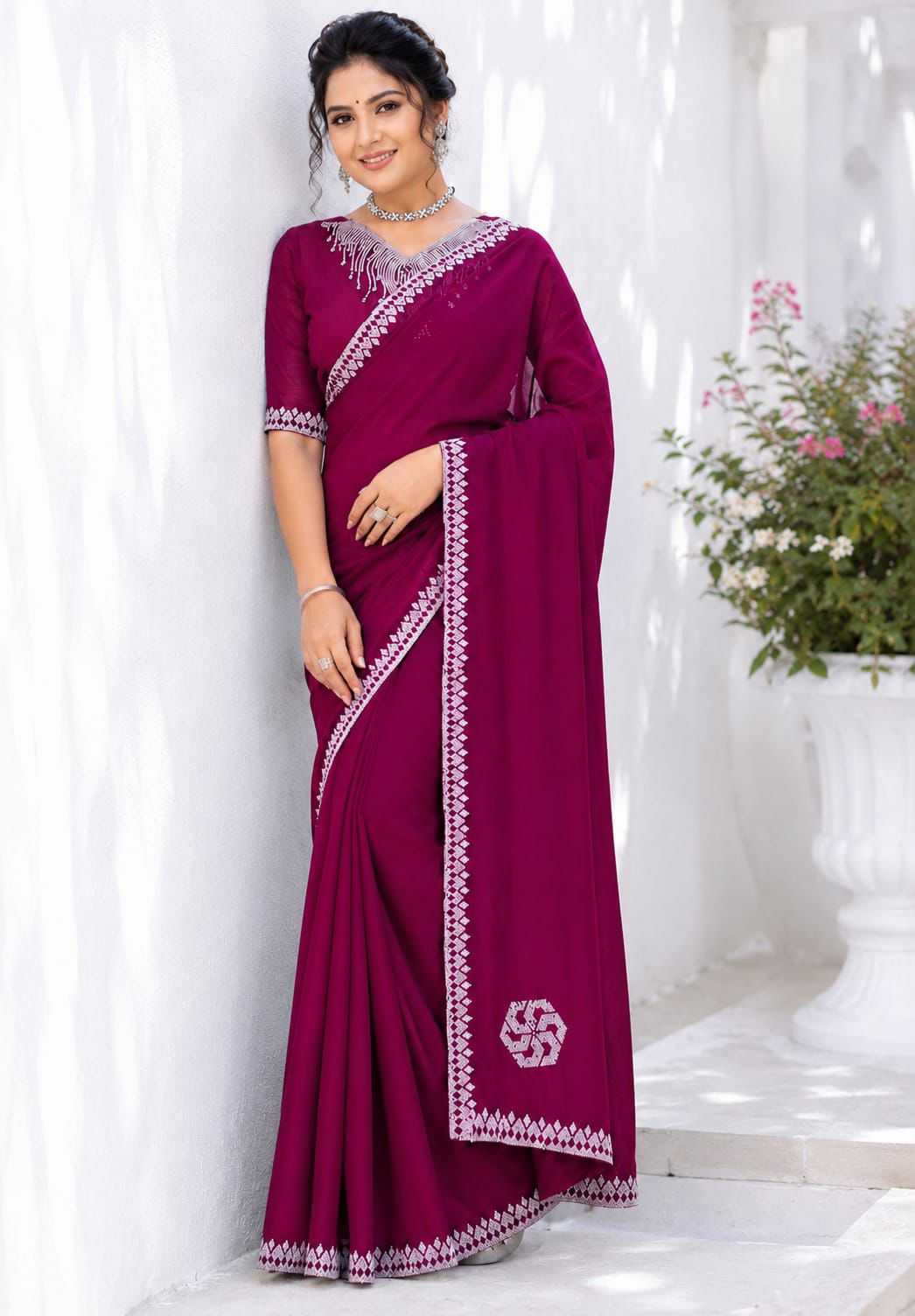 Galaxy Simmer Designer Saree