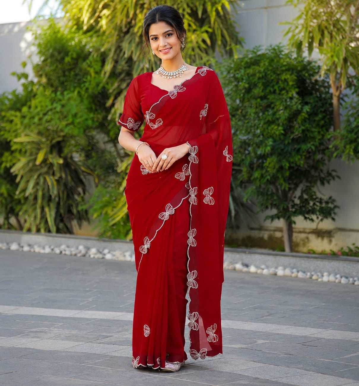Galaxy Simmer Designer Saree