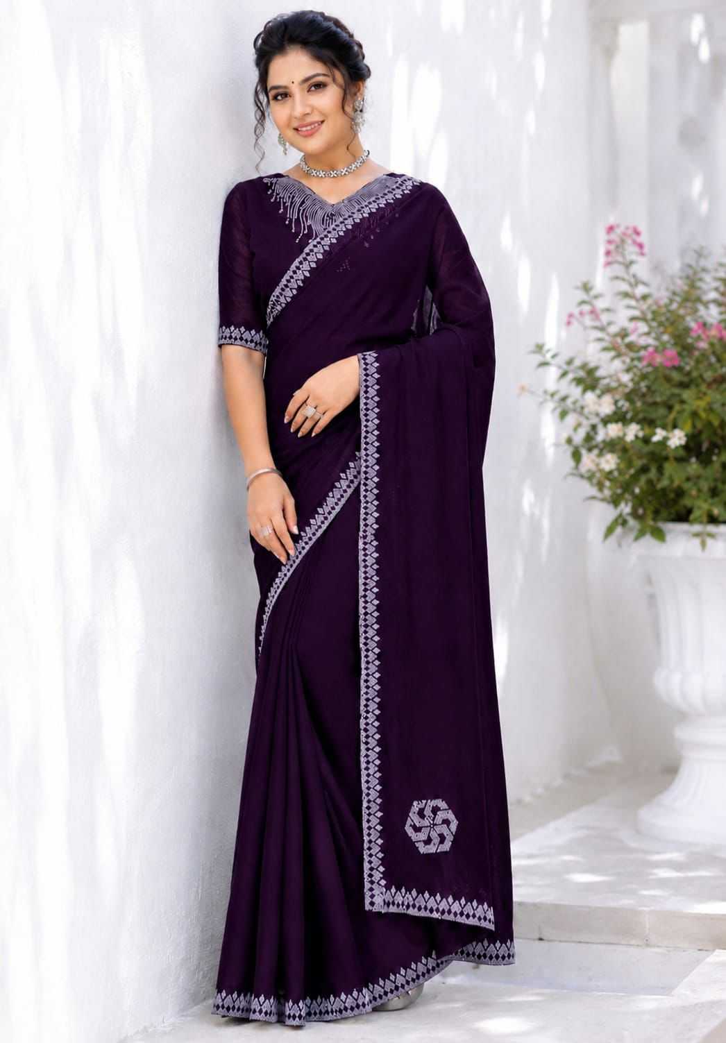 Galaxy Simmer Designer Saree