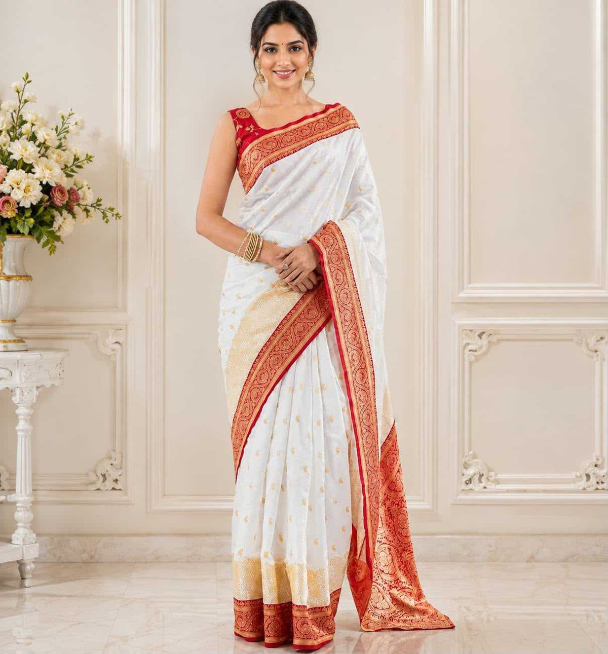 Janhvi Lichi Silk Soft Saree