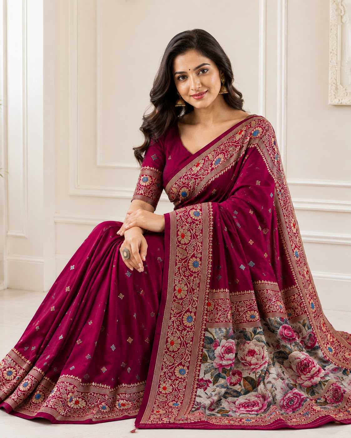 Lichi Silk Soft Saree