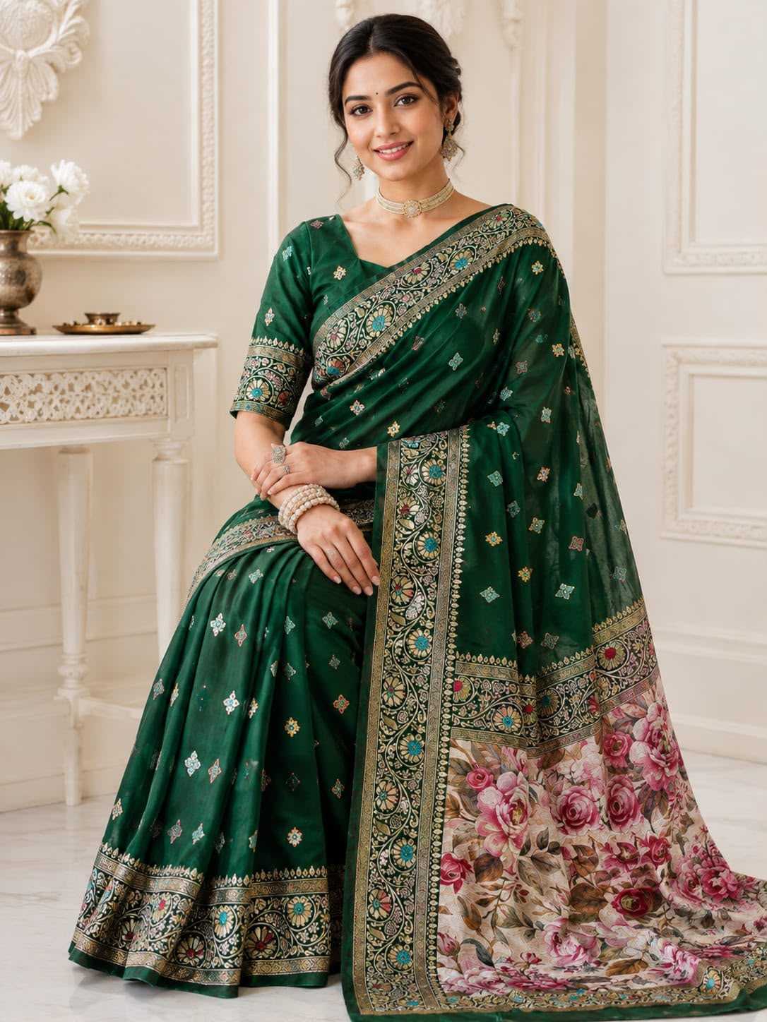 Lichi Silk Soft Saree