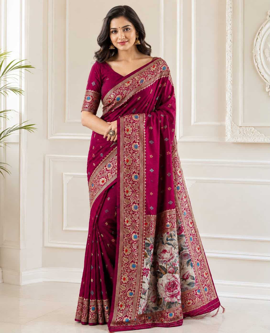 Lichi Silk Soft Saree
