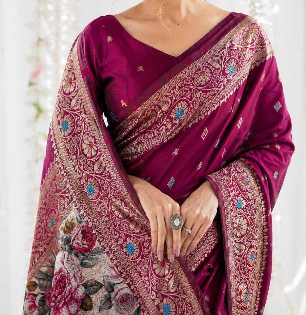 Lichi Silk Soft Saree