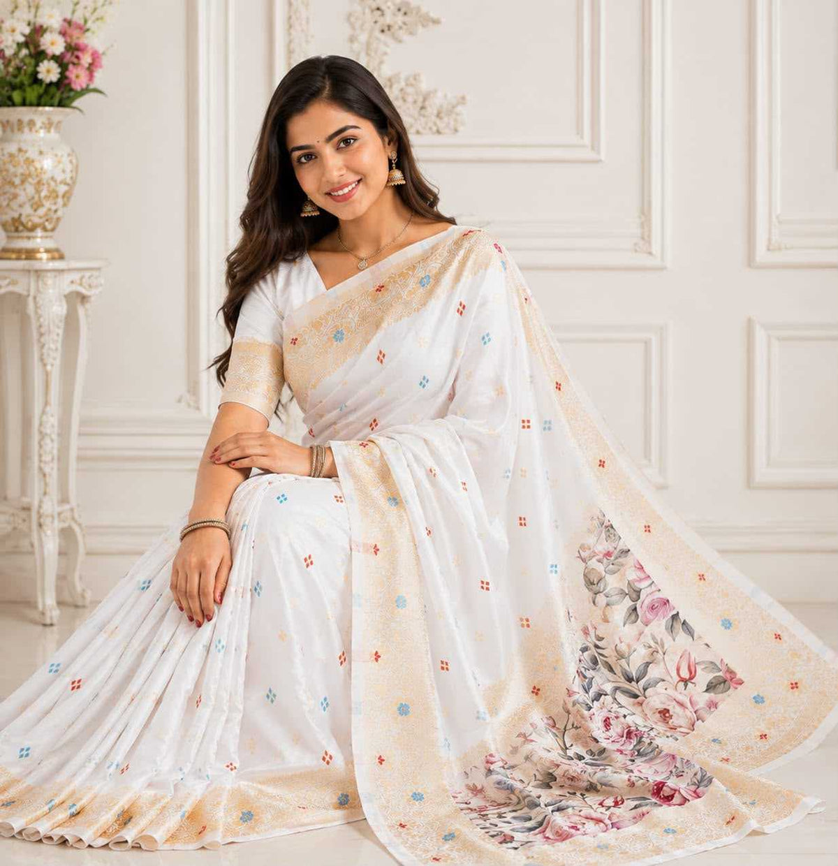 Lichi Silk Soft Saree