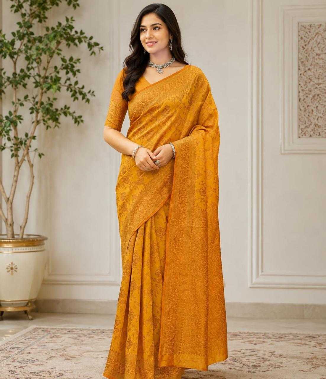 Juhi Lichi Silk Soft Saree