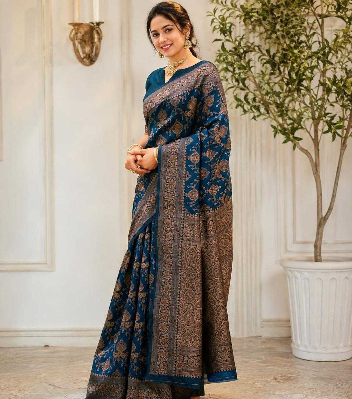Juhi Lichi Silk Soft Saree