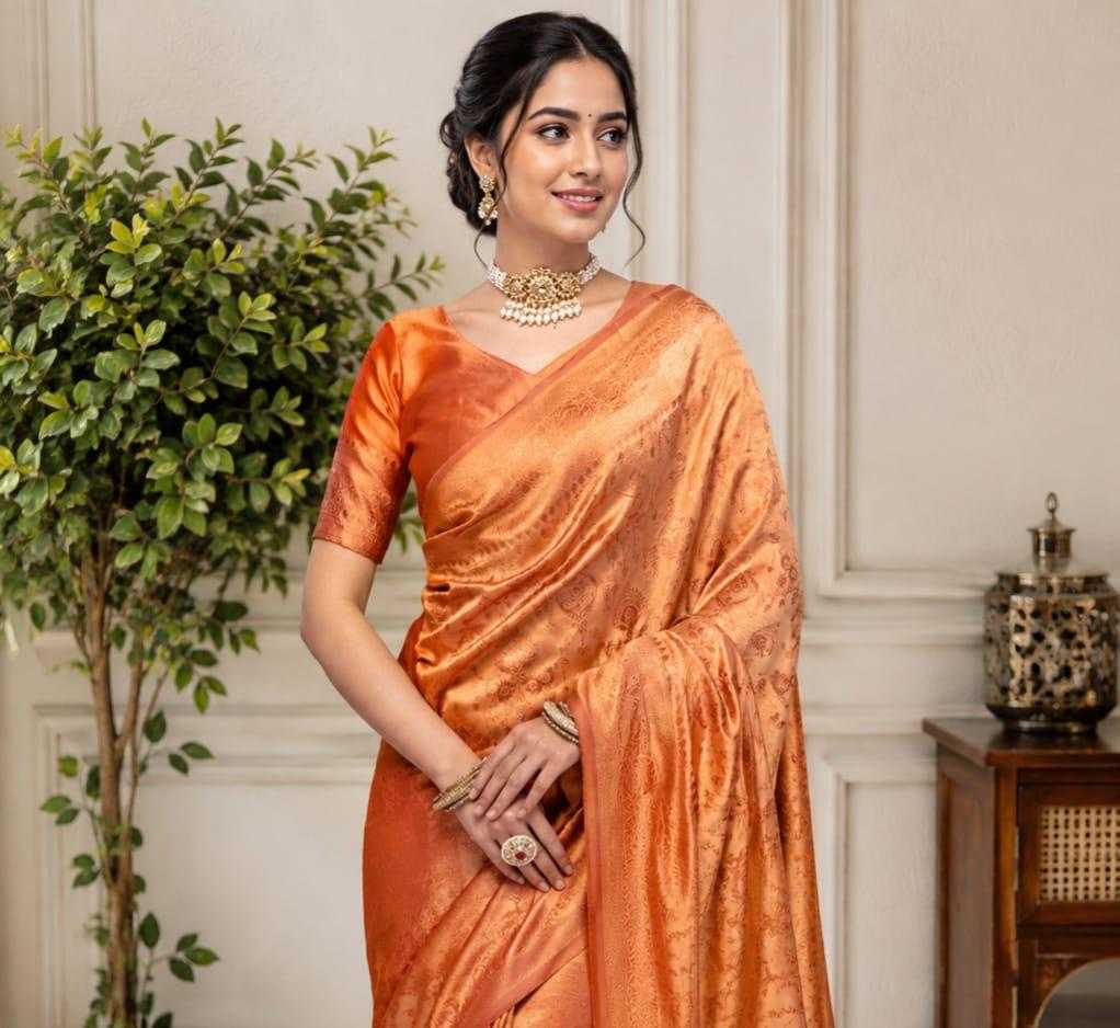 Juhi Lichi Silk Soft Saree