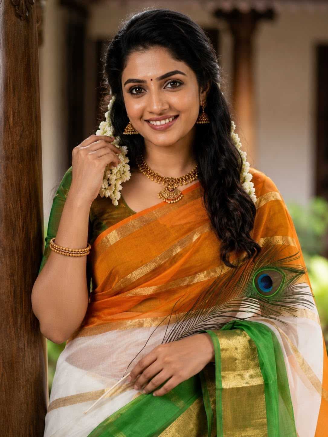 Jacquard Saree