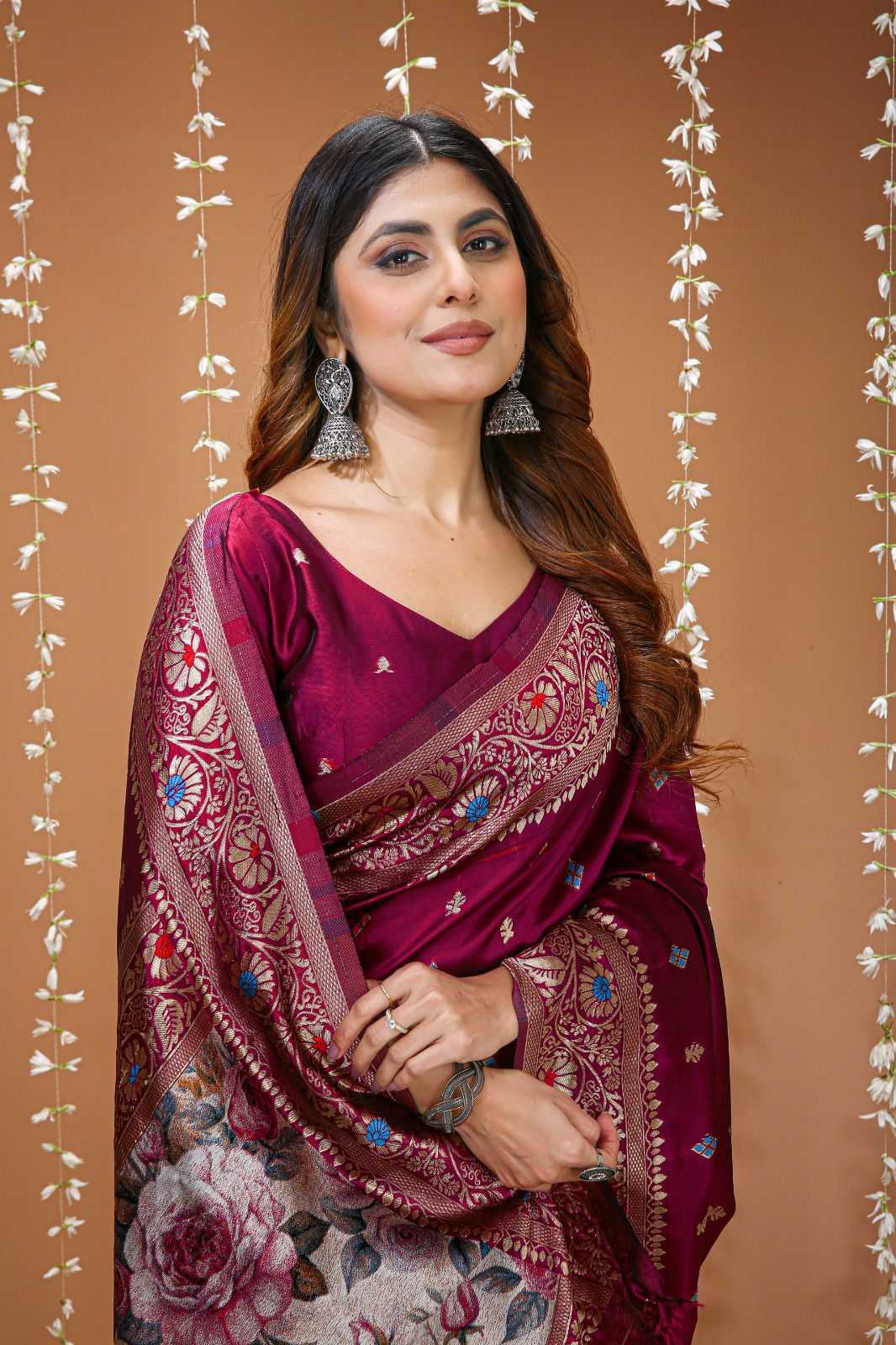 Lichi Silk Designer Saree