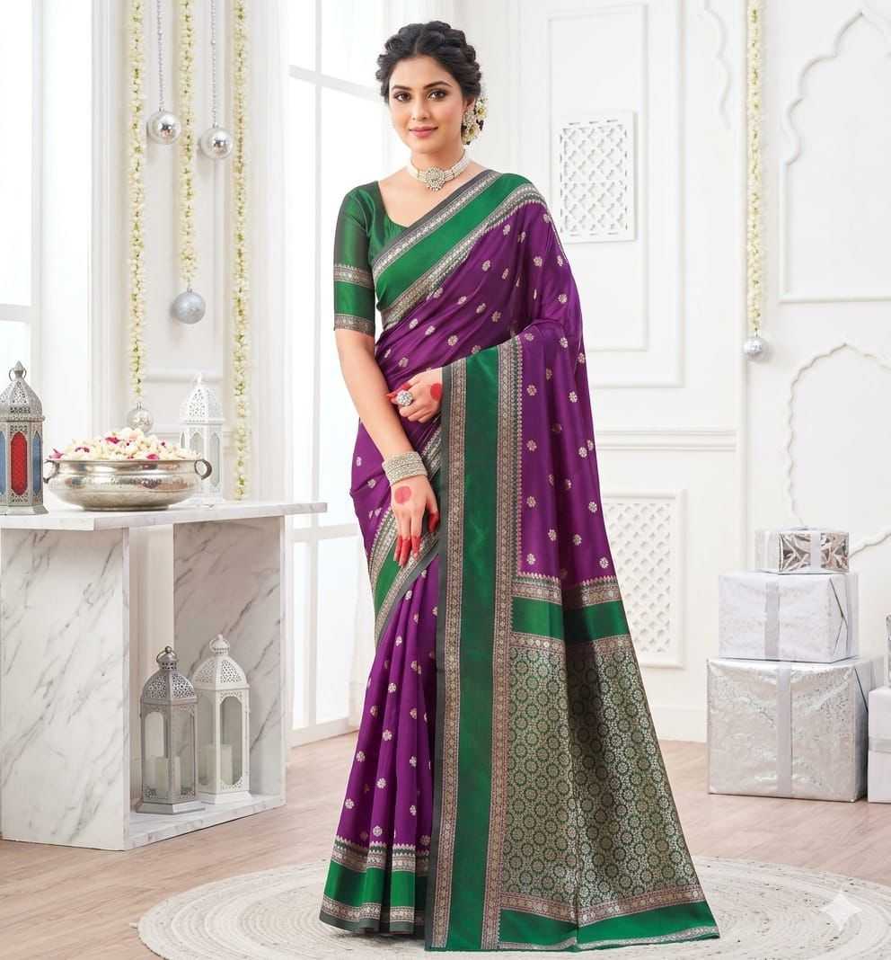 Lichi Silk Designer Saree