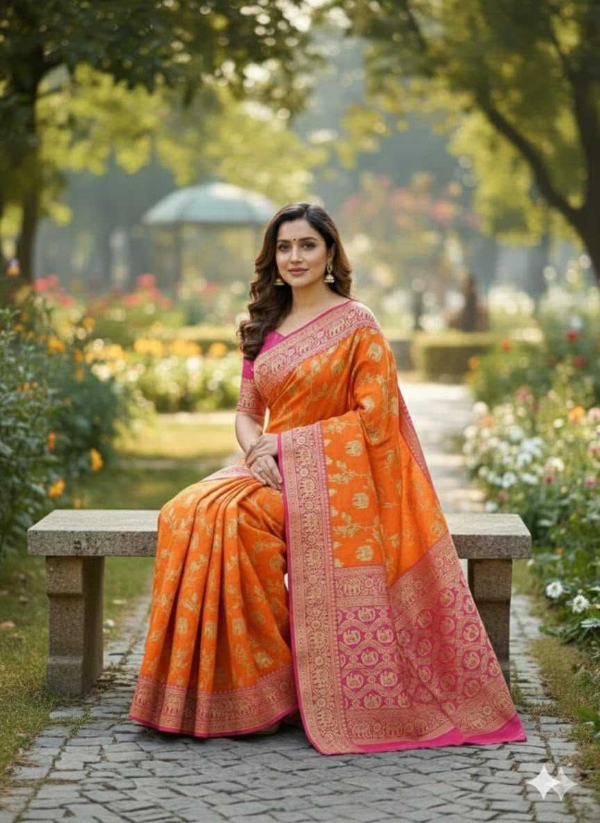 Jacquard Saree