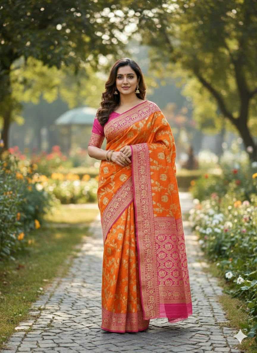 Jacquard Saree