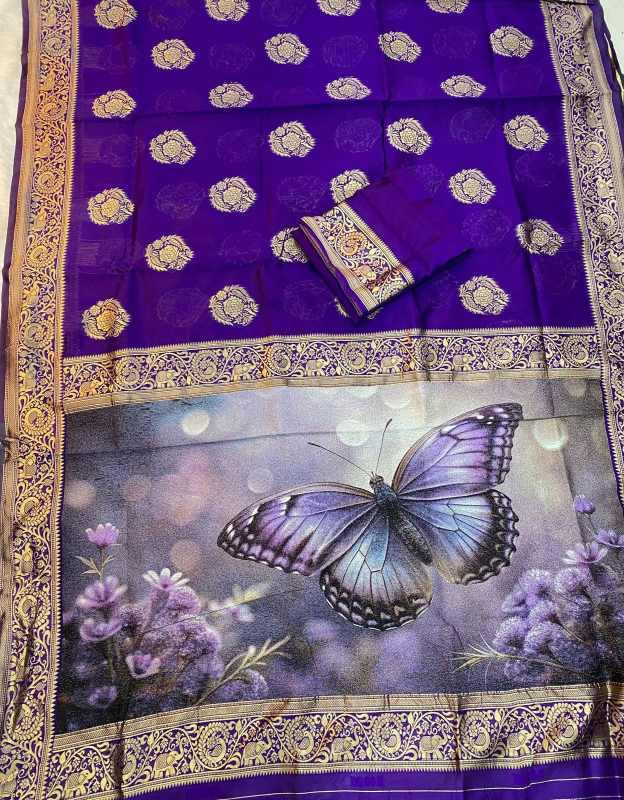 Lichi Silk Party Wear Saree