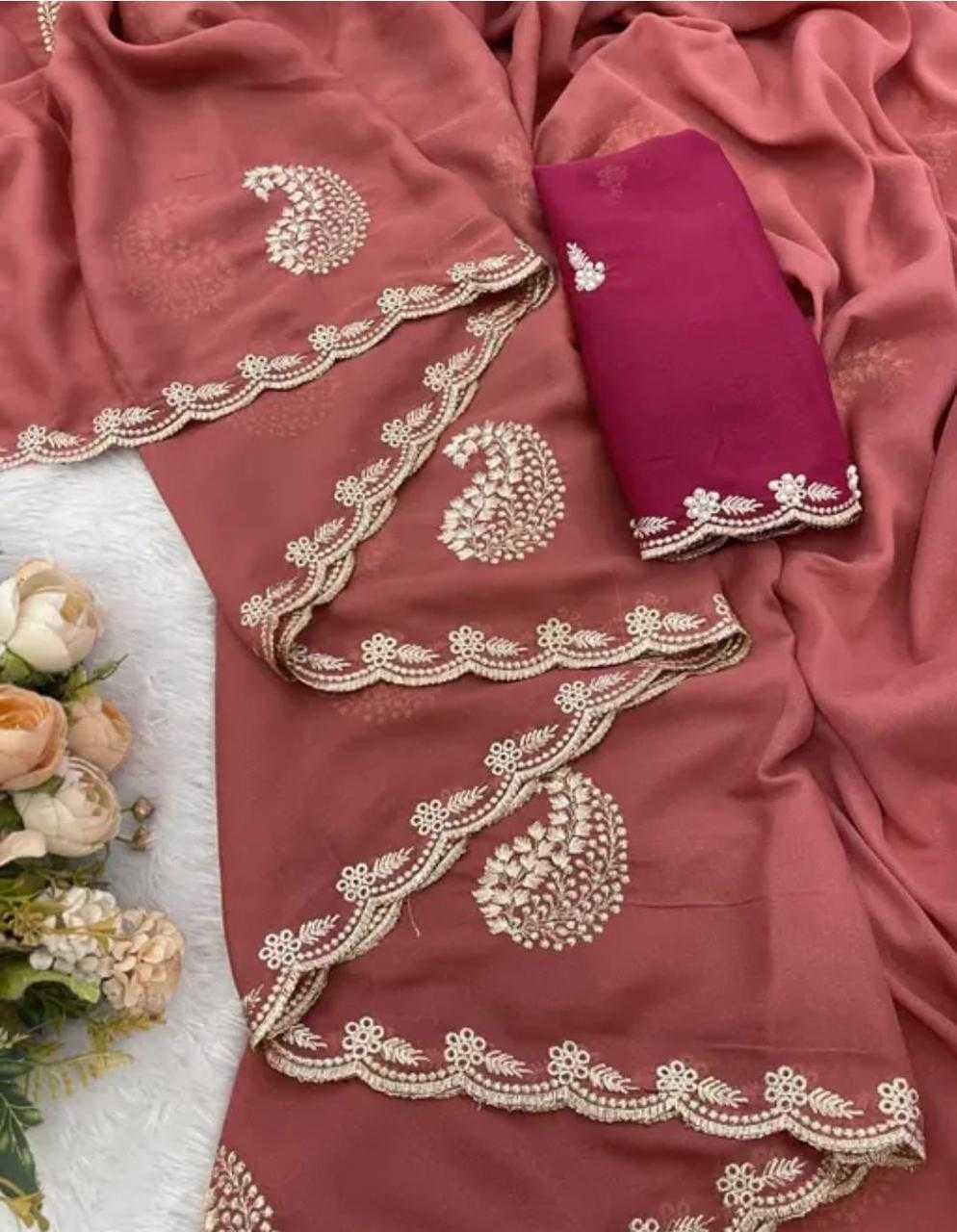 Georgette Designer Saree