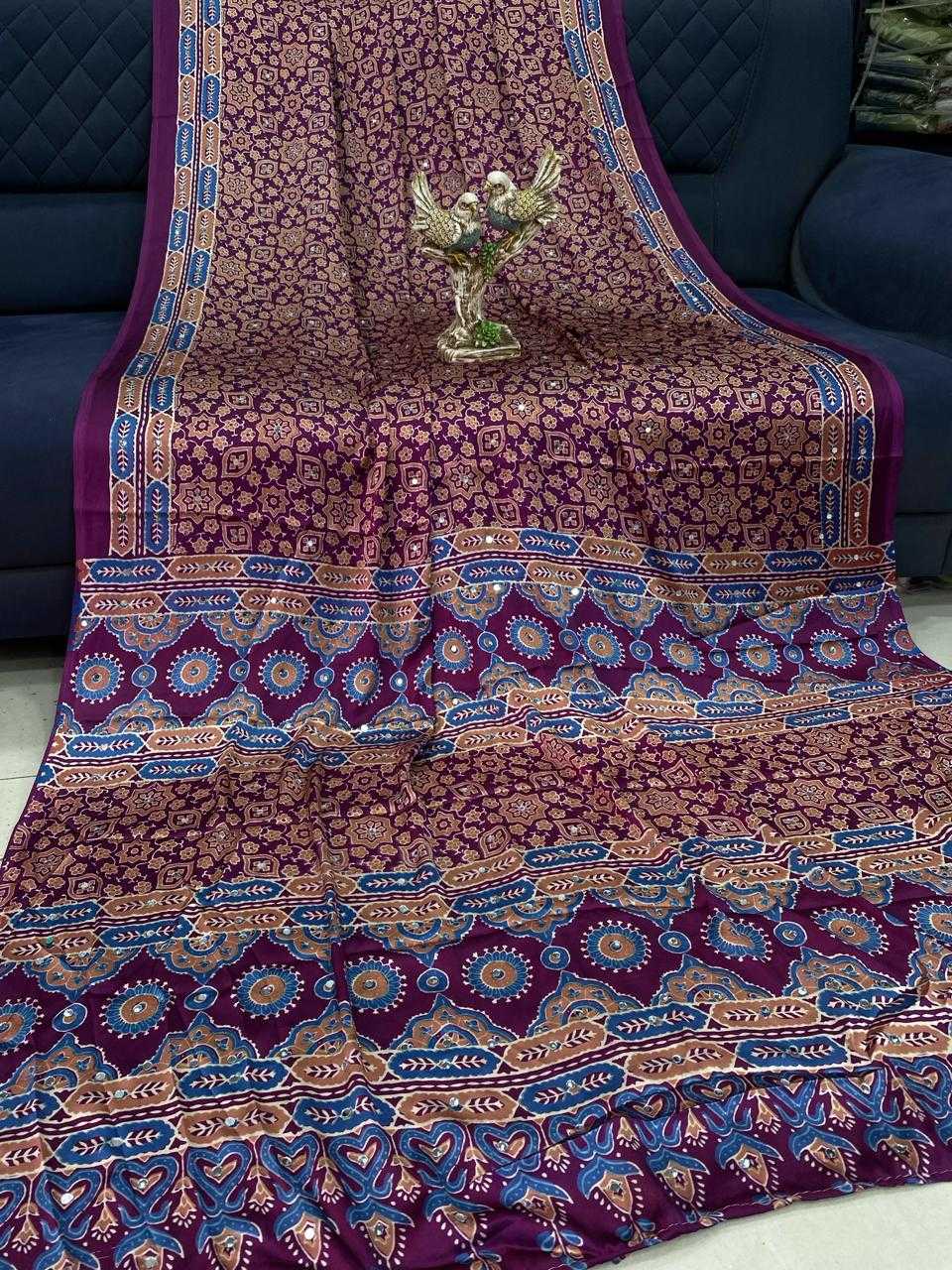 Japan Sartin Designer Saree