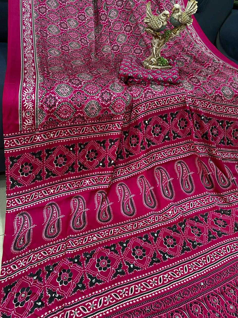 Japan Sartin Designer Saree