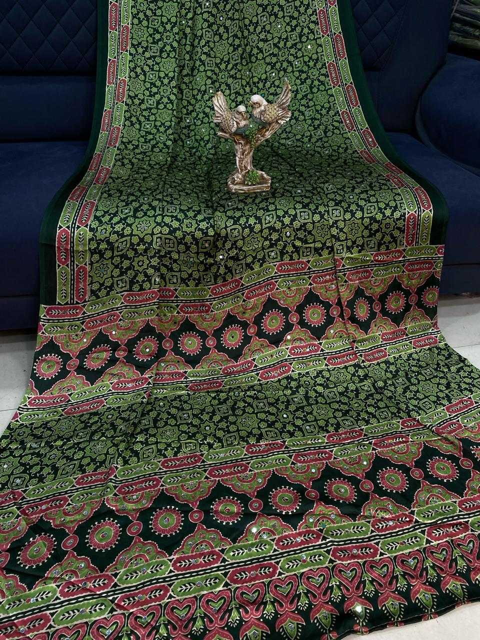 Japan Sartin Designer Saree