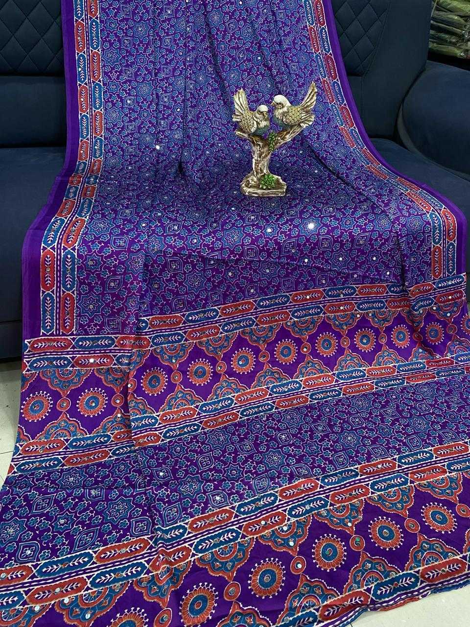 Japan Sartin Designer Saree