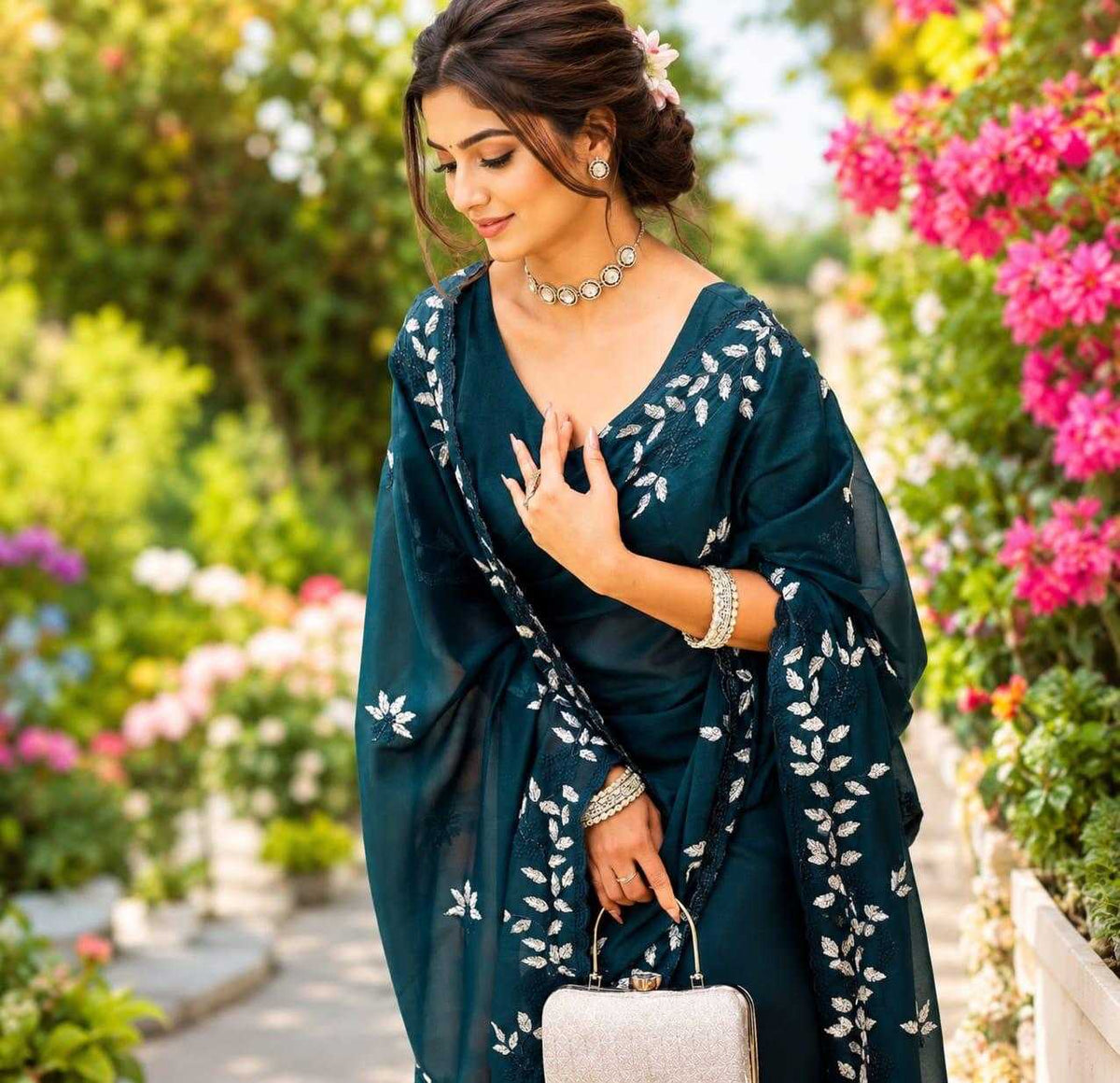 Georgette Designer Saree