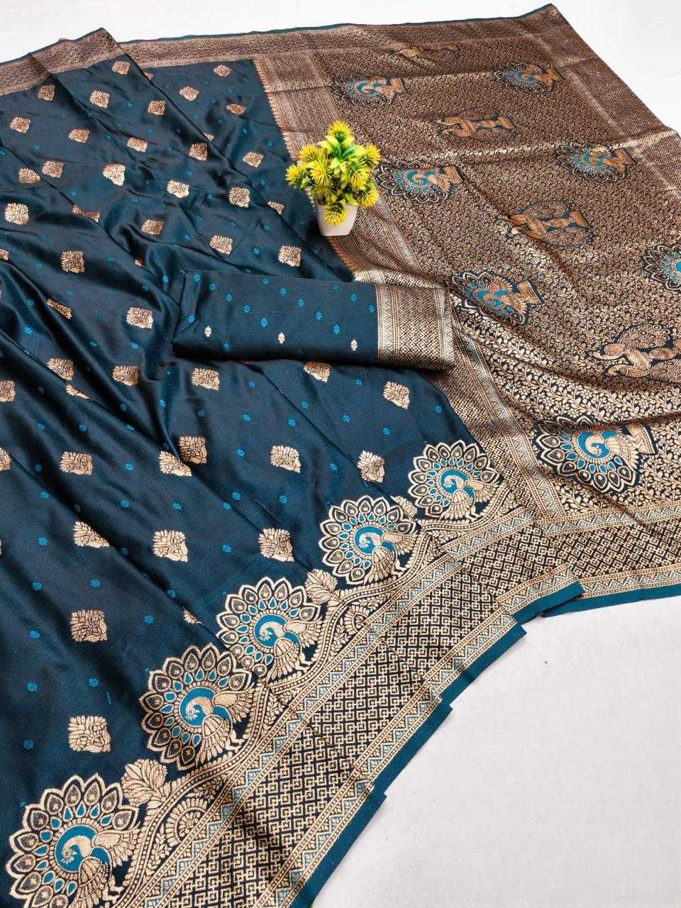 Satin Silk Soft Saree in Maroon