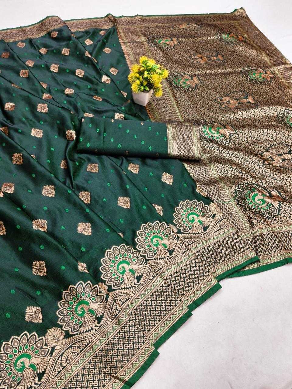 Satin Silk Soft Saree in Maroon