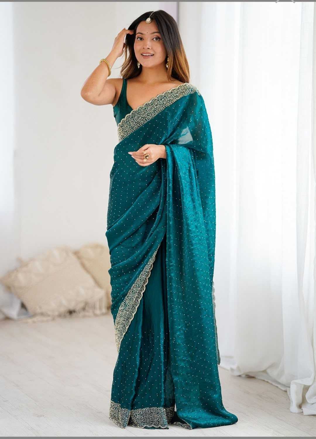 Space Silk Designer Saree