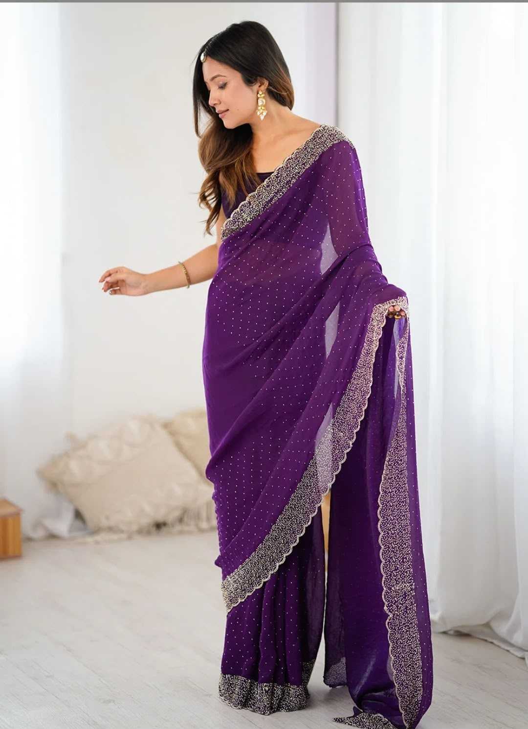 Space Silk Designer Saree
