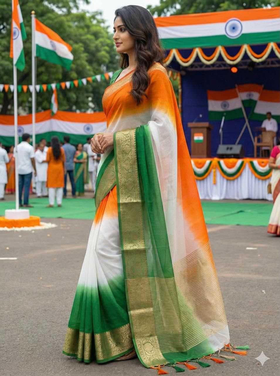 Organza Saree