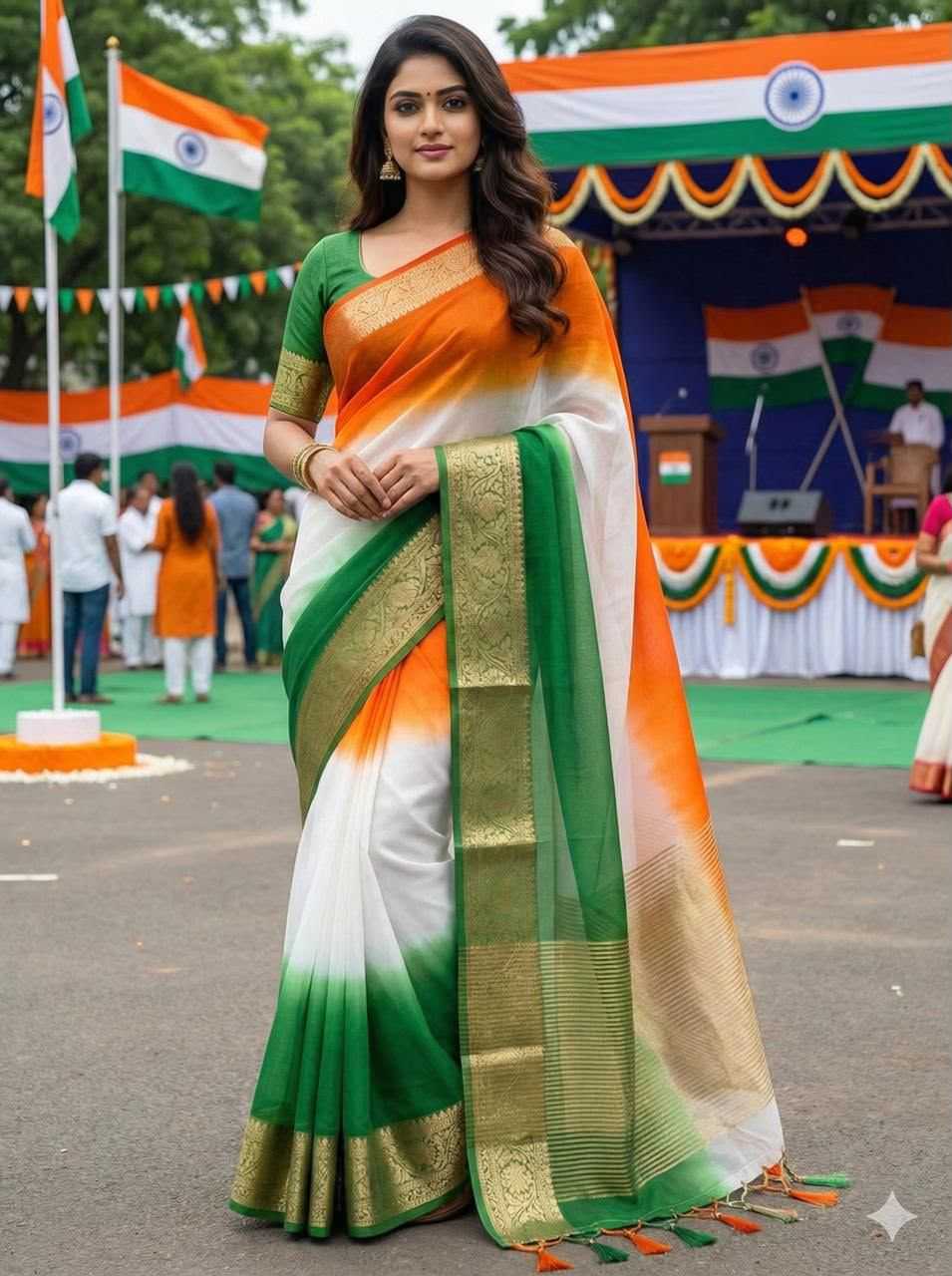 Organza Saree