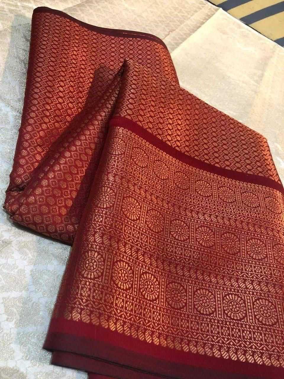 Lichi Silk Jacquard Saree