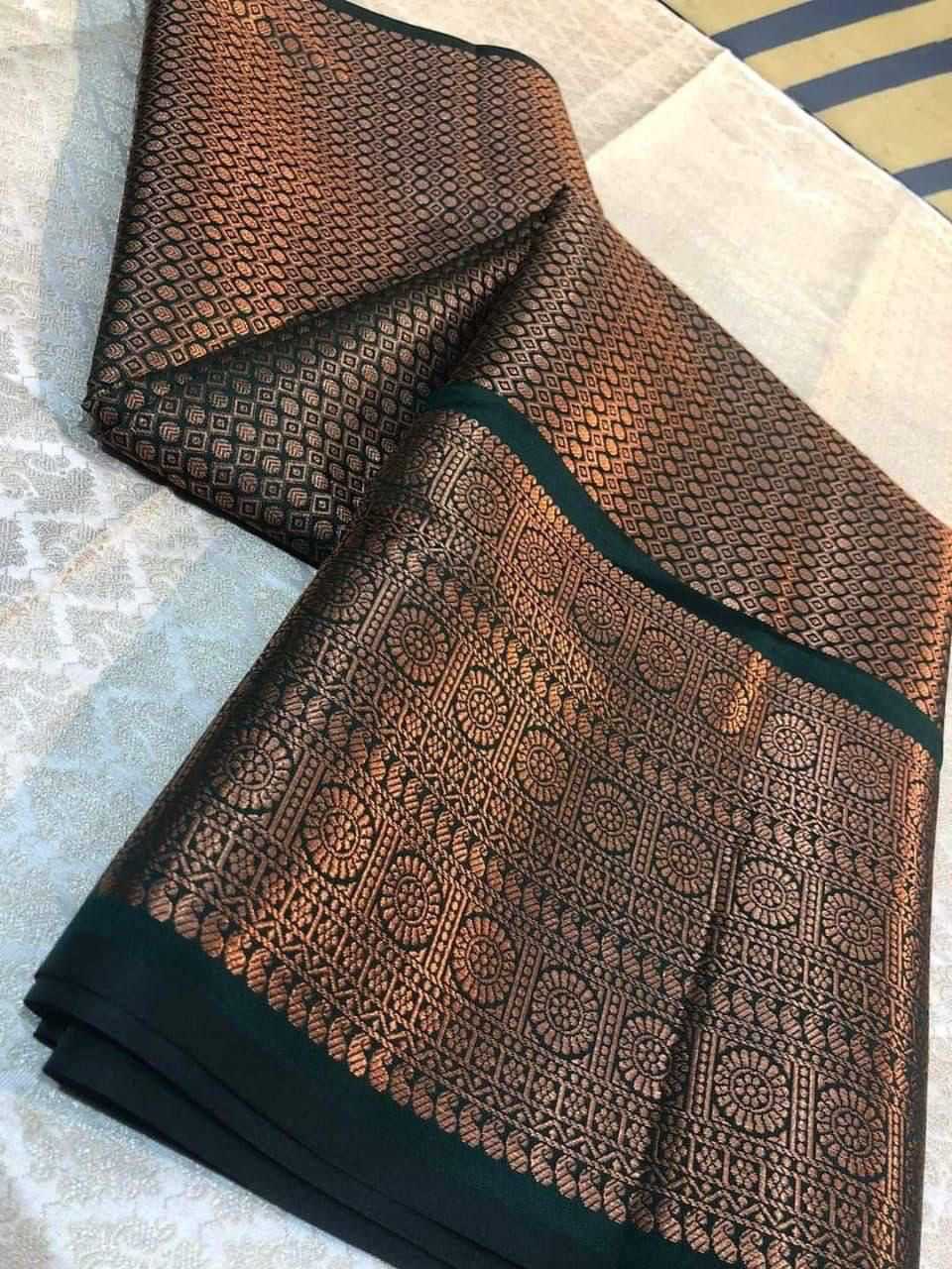 Lichi Silk Jacquard Saree