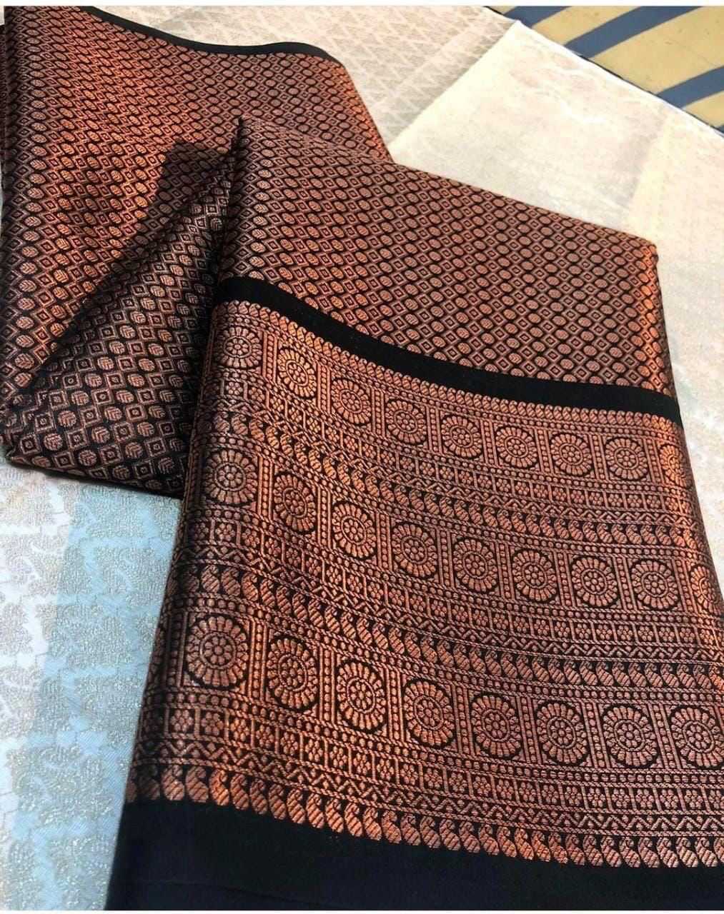Lichi Silk Jacquard Saree