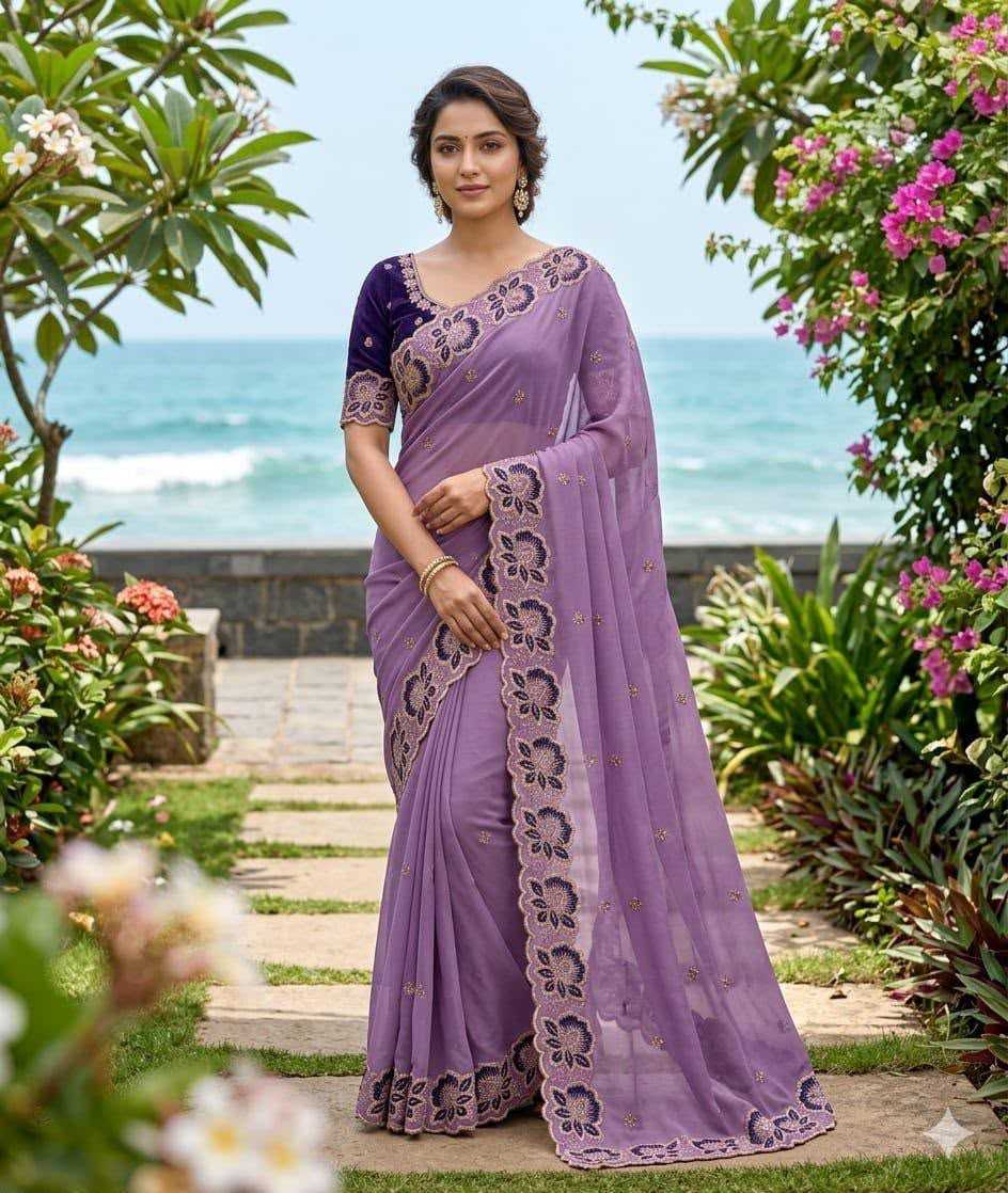 Georgette Party Wear Saree
