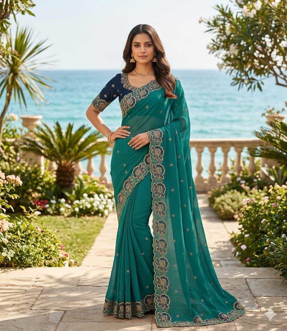 Georgette Party Wear Saree