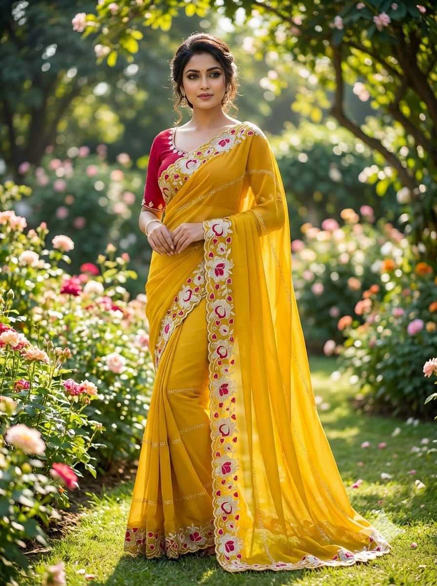 Georgette Saree