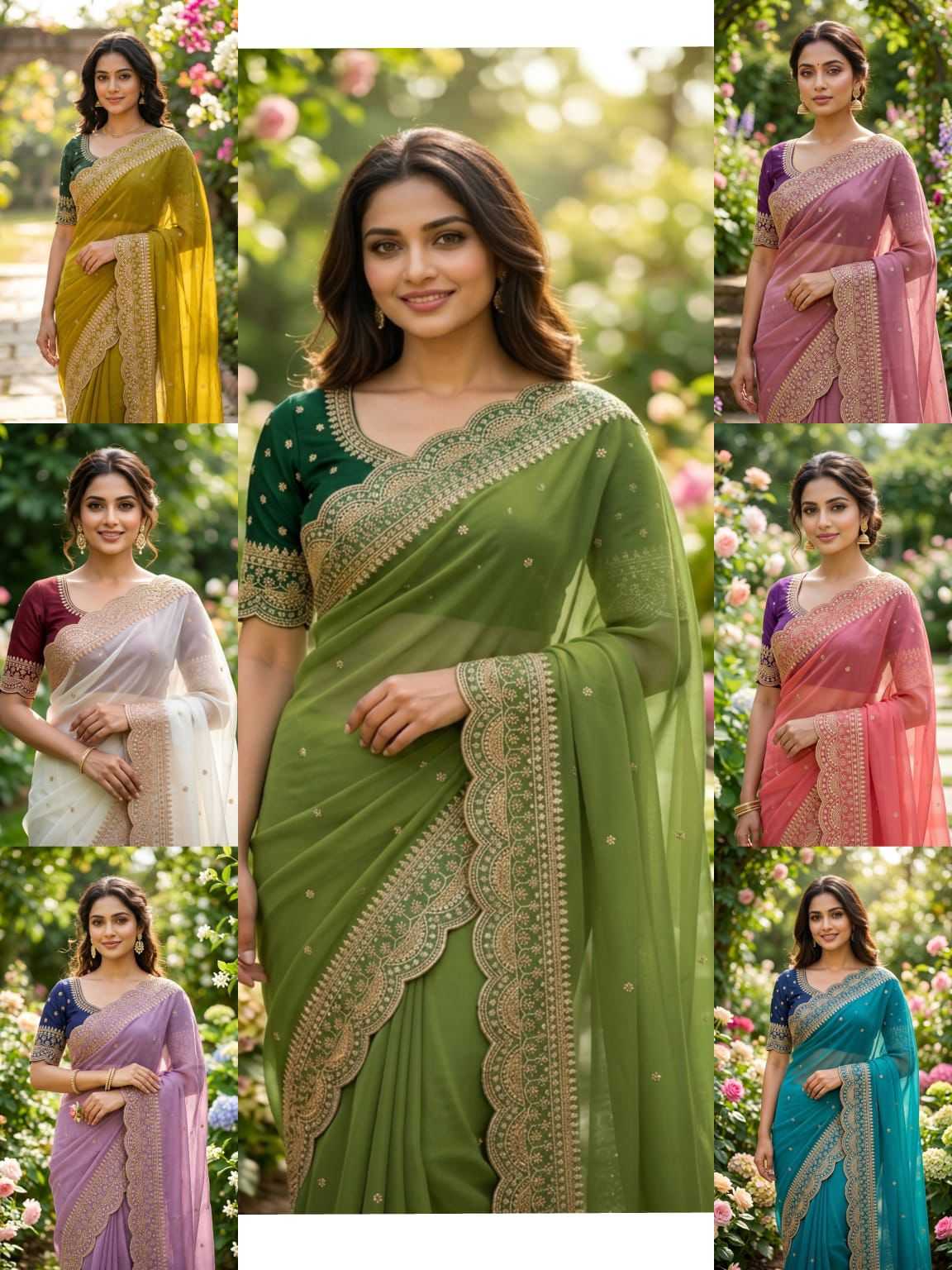 Georgette Saree
