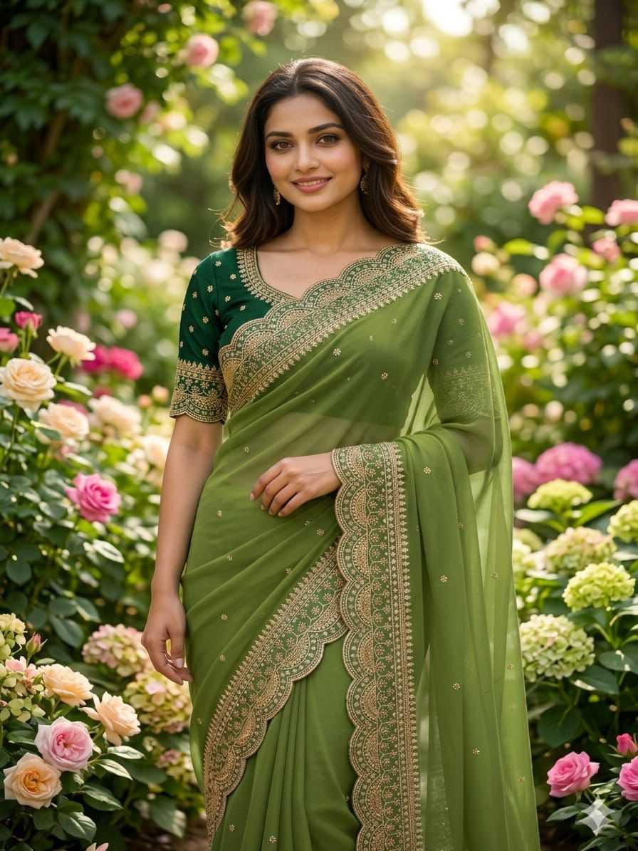 Georgette Saree