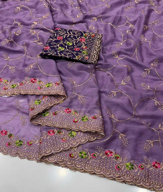Star Mina Premium Georgette Ready To Wear Saree