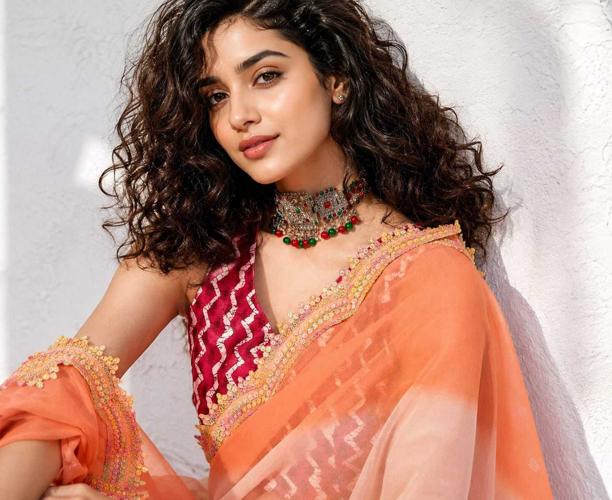Georgette Designer Saree