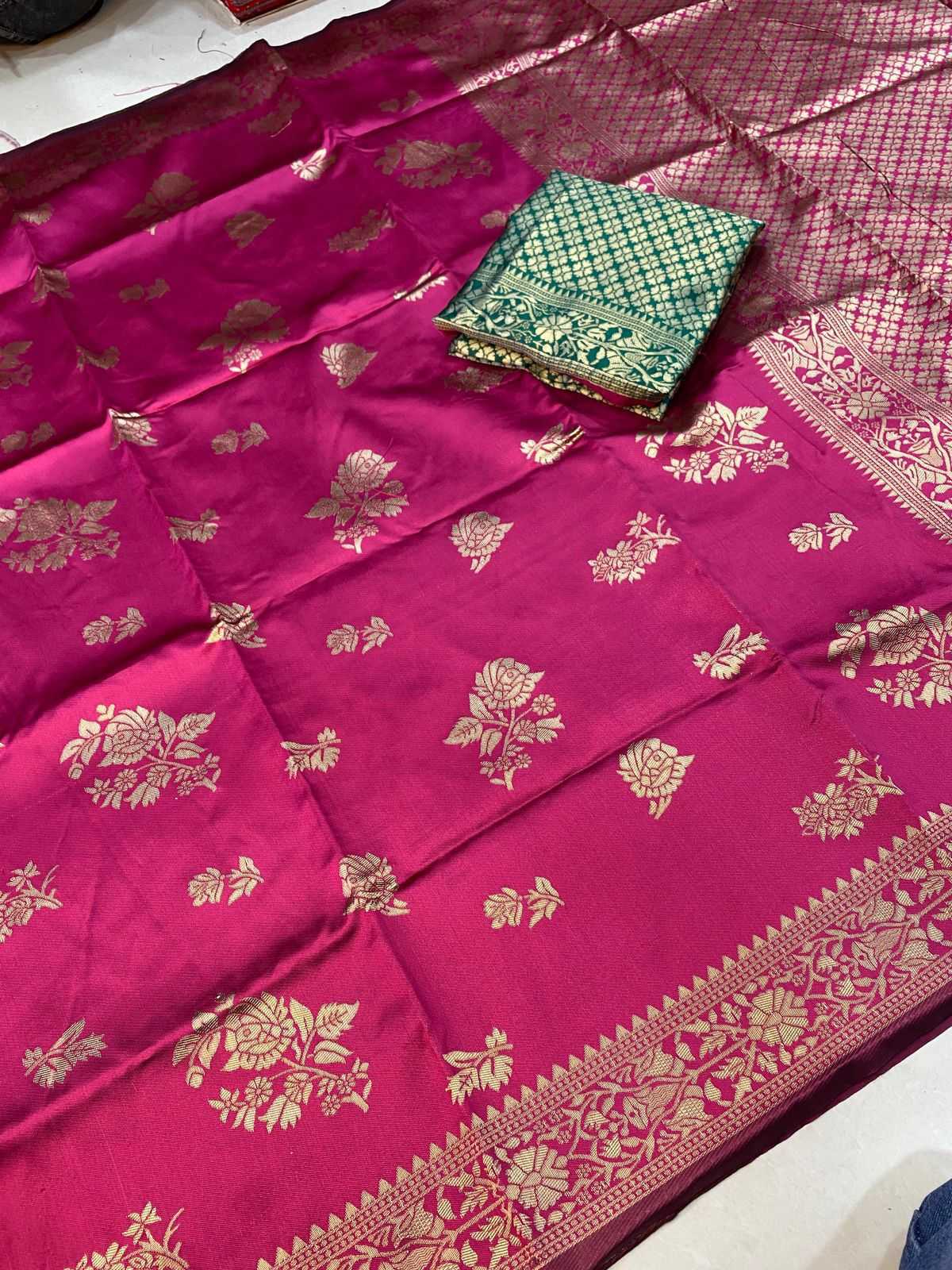Lichi Silk Jacquard Saree